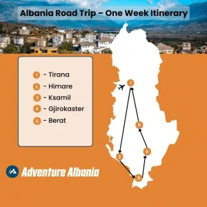 road trip albanie 1 semaine